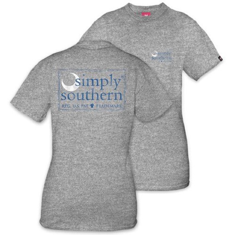 Grey simply southern shirt
